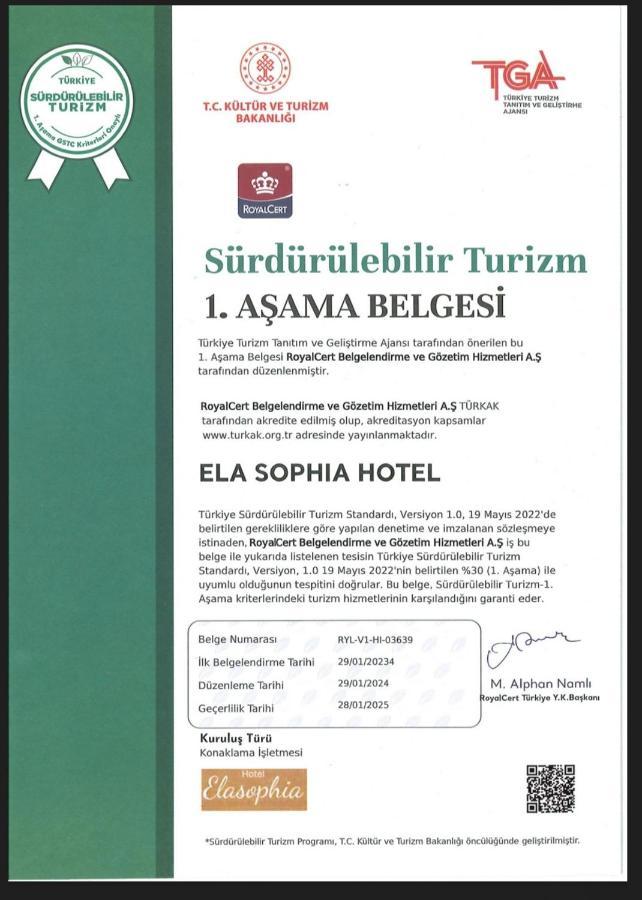 Elasophia Hotel อิสตันบูล ภายนอก รูปภาพ